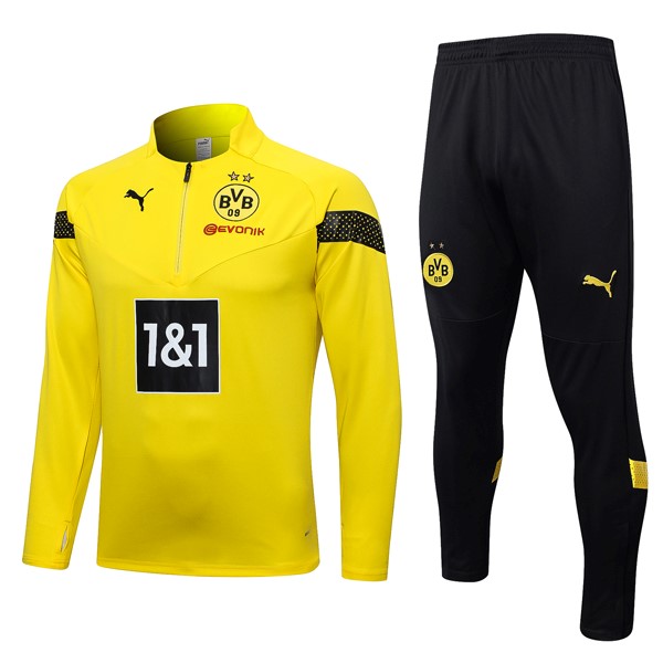 Sudadera De Training Dortmund 2022-2023 Amarillo Negro
